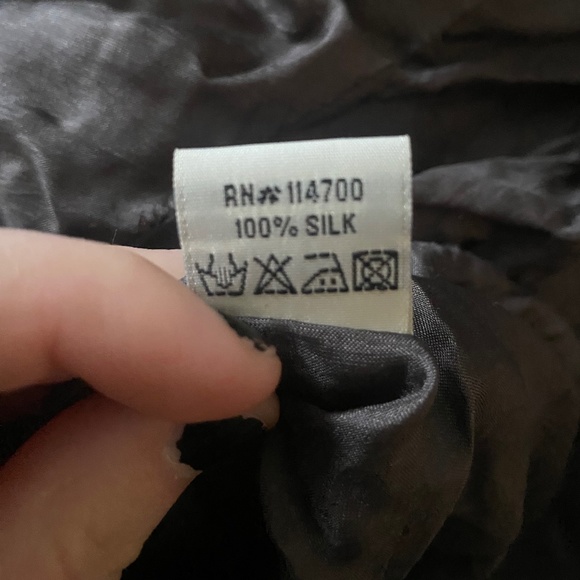 Chan Luu Crushed Velvet and Silk Coat 90s Whimsygoth - Picture 6 of 6